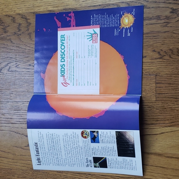 Vintage 90s Kids Discover Magazine Light Volume 3 Issue 8 October 1993 - Picture 2 of 11